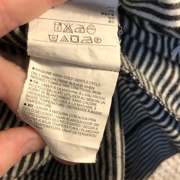 Old Navy Navy/White Striped Hoodie (L) - Picture 6 of 6
